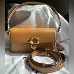 Coach Studio Baguette Bag Light Camel